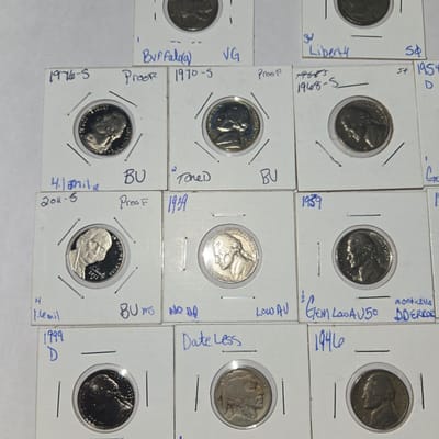Nickle lot with errors - additional view