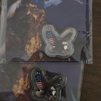 2x 1 gram Eagle one with error