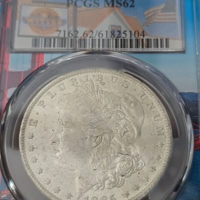 1885 O morgan silver dollar - additional view