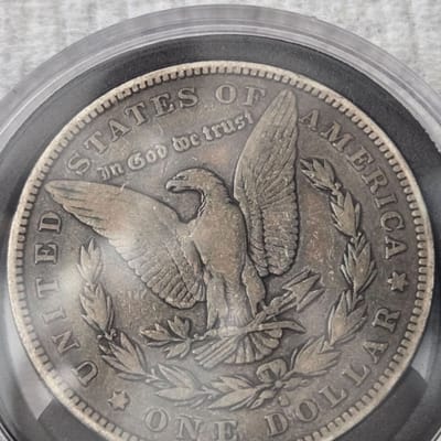 1882 S morgan silver dollar - additional view