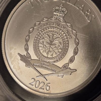 2026 roaring lion 1 oz silver milk spots - additional view