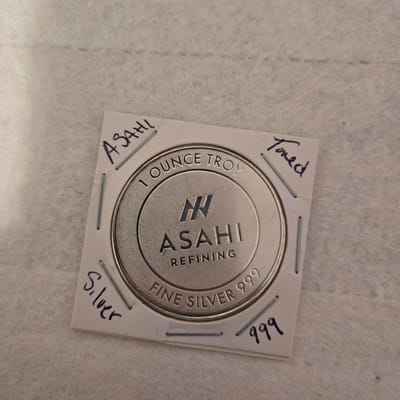 Asahi 1 oz 999 silver