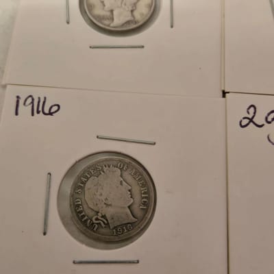 Silver lot of 4 coin flips - additional view