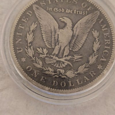 1883 morgan silver dollar - additional view