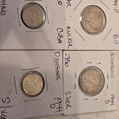 Lot of 4 coins