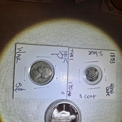 Silver coin lot of 3