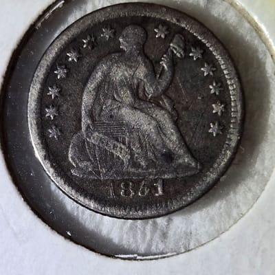 1851 - O 1/2 dime no arrow