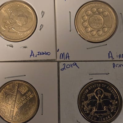 American innovation coin lot of 5