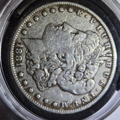 1881 morgan silver dollar
