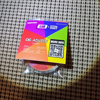 Cereal guy icon mint 999 colorized copper round - additional view