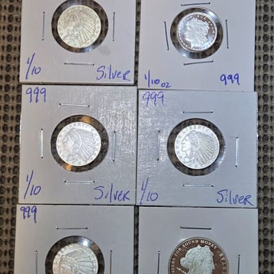 1 oz fractional silver
