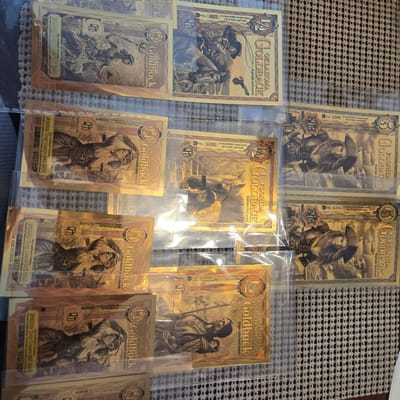 11x diffrent fractional goldbacks