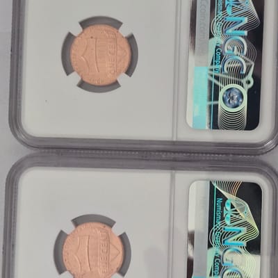 2 BU slabbed last year cent - additional view