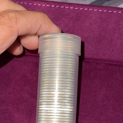40x Proof 90% Silver Washington 25c Roll