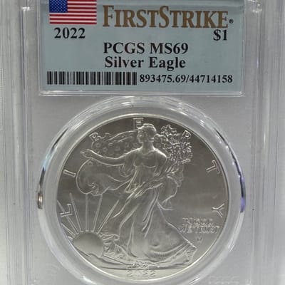 2022 American Silver Eagle $1 – PCGS MS69 FS