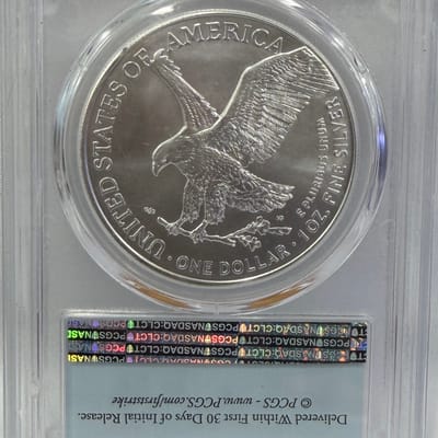 2022 American Silver Eagle $1 – PCGS MS69 FS - additional view