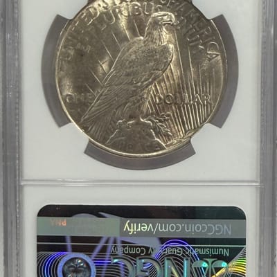 1922 Peace Dollar – NGC MS61 | Philadelphia - additional view