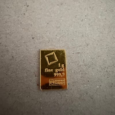Valcambi 1G gold 999.9