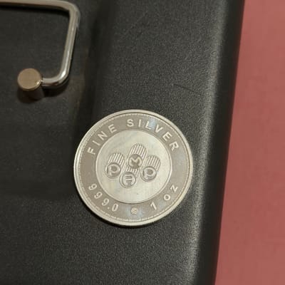 1oz Pamp Liberty Buffalo Silver round