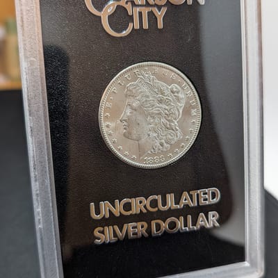 1883 CC Morgan Dollar in GSA -Uncirculated No Box