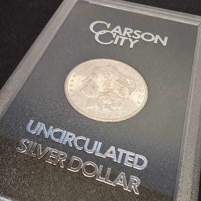 1883 CC Morgan Dollar in GSA -Uncirculated No Box - additional view
