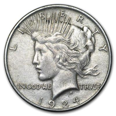 1924 Philadelphia Peace Dollar