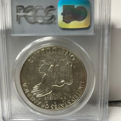 1974 S Eisenhower Dollar PCGS MS68 Silver - additional view