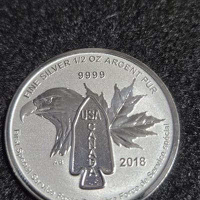 2018 1/2 oz Canadian First Special Service Force 
