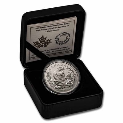 Special Edition Proof Silver 50th yr/ the Beaver  - additional view