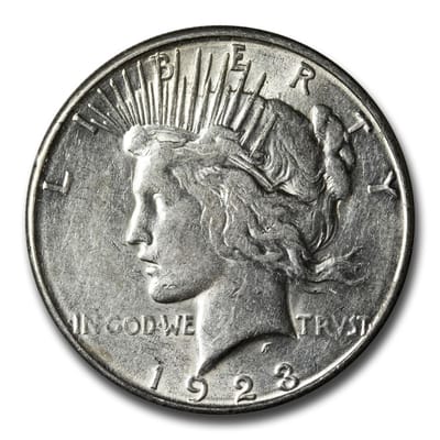 1923 S Peace Dollar