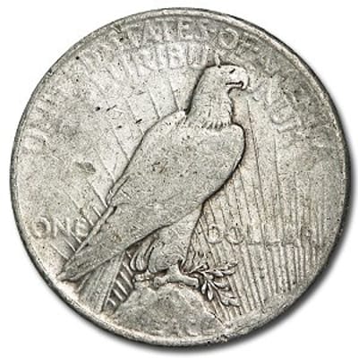 1926 D Peace Dollar - additional view