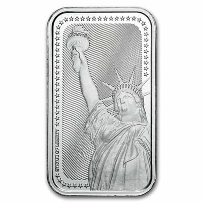 Statue of Liberty Silver Bar
