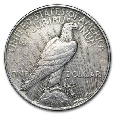 1924 Philadelphia Peace Dollar - additional view