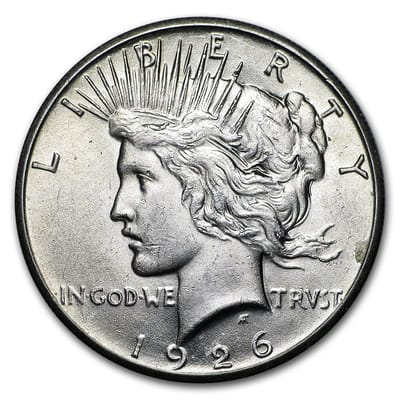 1926 S Peace Dollar