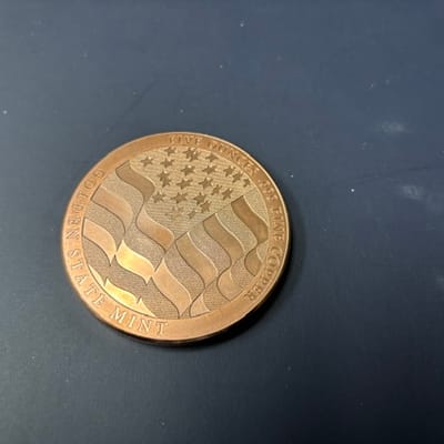 Home of the Free Because of the Brave Copper Rnd - additional view