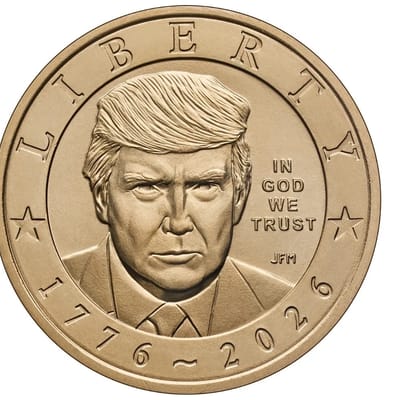 2026-P Trump Semiquincentennial $1 Coin NO PRIVY