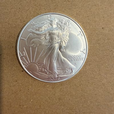 2026 $1 1-oz American Silver Eagle Brilliant Uncir