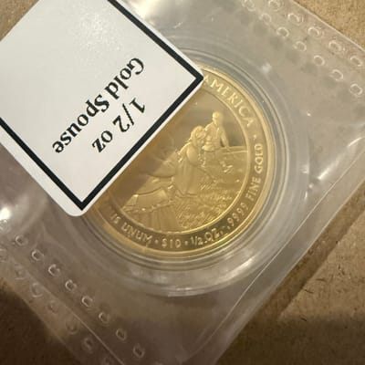 2011 W GOLD $10 LUCY HAYES FIRST SPOUSE COIN - additional view