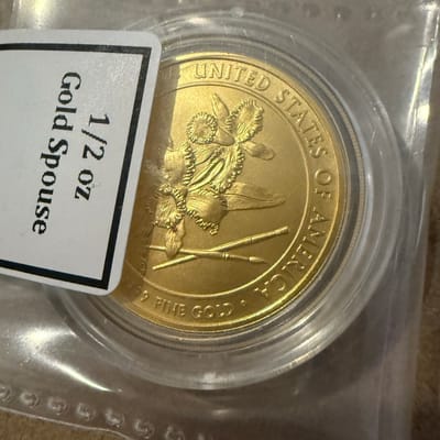2012-W $10 Caroline Harrison First Spouse - additional view