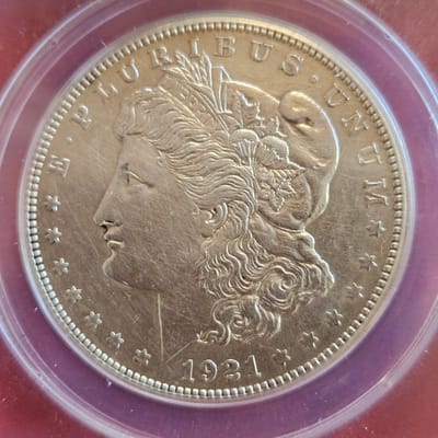 1921-S Morgan S$ ANACS AU-55 DETAILS VAM 1BL - additional view