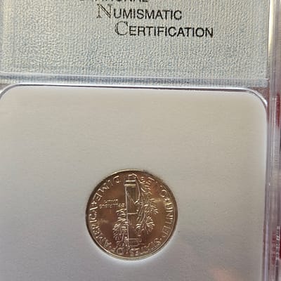 1942-D Mercury 10C NNC MS-68FB - additional view