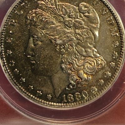 1880-O $ ANACS AU-50 DETAILS CLEANED - additional view