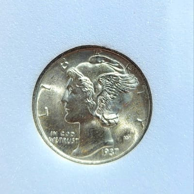 1937 10C MS-68FB National Numismatic Certification - additional view