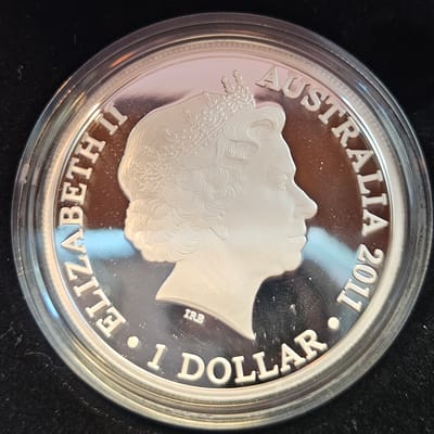 2011 Kangaroo at Sunset $1 Proof Coin F15 Privy - additional view