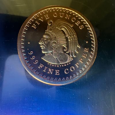 5oz Aztec cooper - additional view