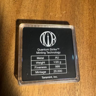 F-15 1/20 gram gold 999 - additional view