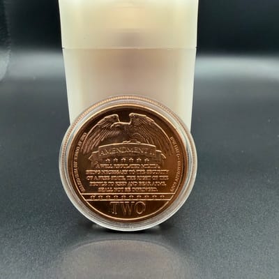 2A 1oz Copper Round - additional view