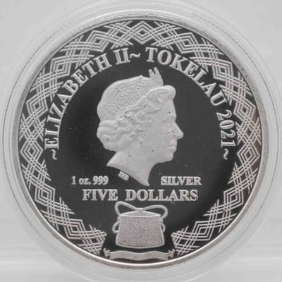 2021 Tokelau Constellation Leo 1oz Silver Coin  - additional view