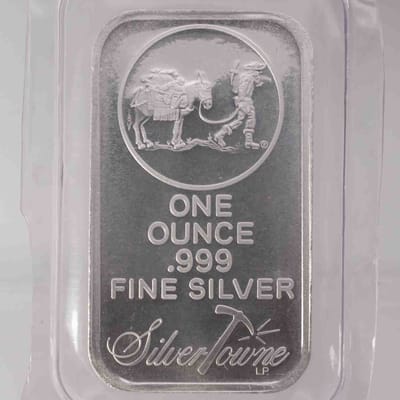 SilverTowne 1oz .999 Fine Silver Bar