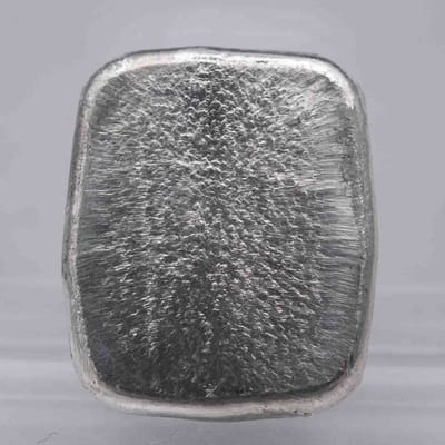 Go Away Fed Cast Poured 1/2oz Silver Bar - additional view
